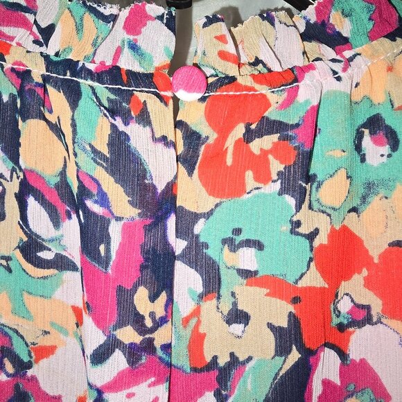 J. CREW FlCrinkle Cyrano Floral Top - Picture 12 of 12